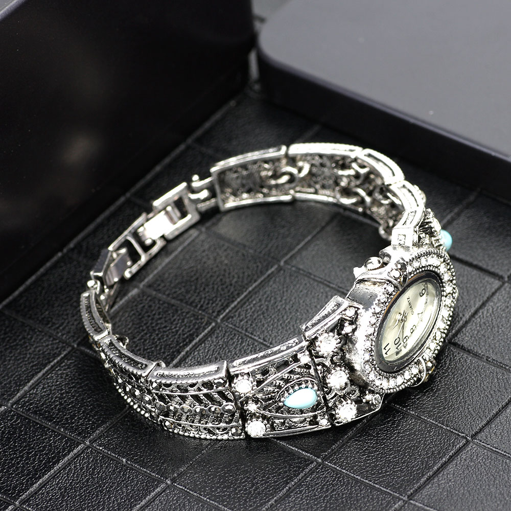 Indian Jewelry Watches - Sunspicems Vintage Bạc Cũ Màu Phụ