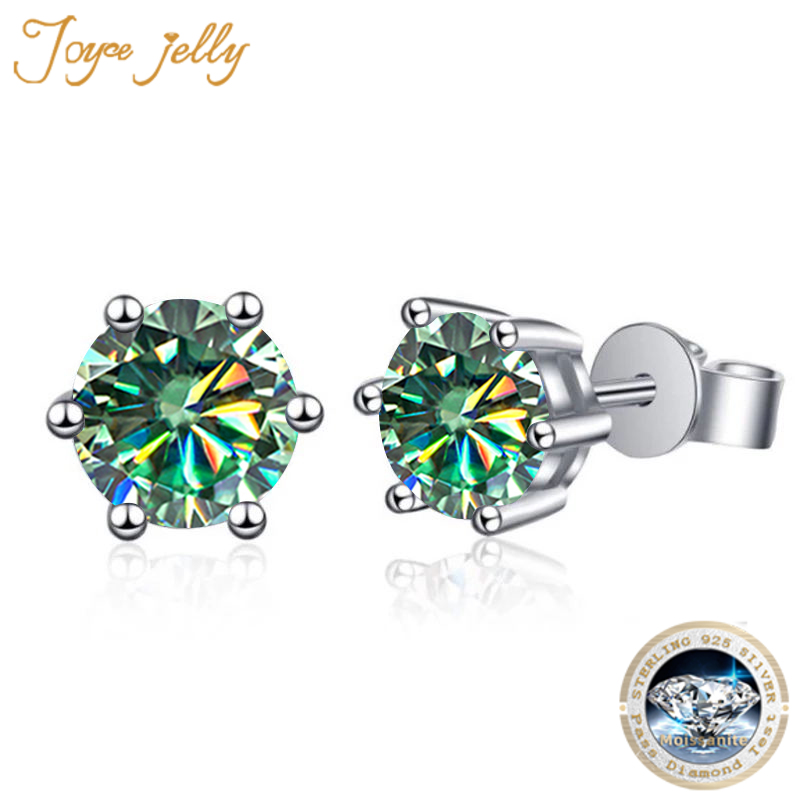 Jc Jewelry & Watches - JoyceJelly Moissanite Bông Tai Nữ Bạc