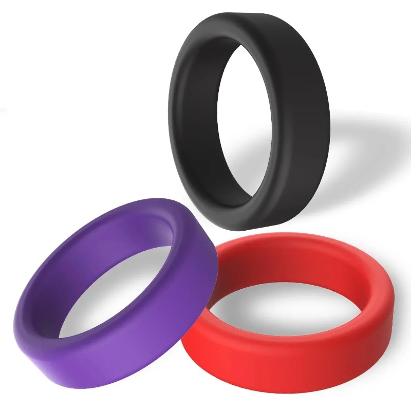 Couple Ring Set - Set of 3 Reusable Silicone Rings