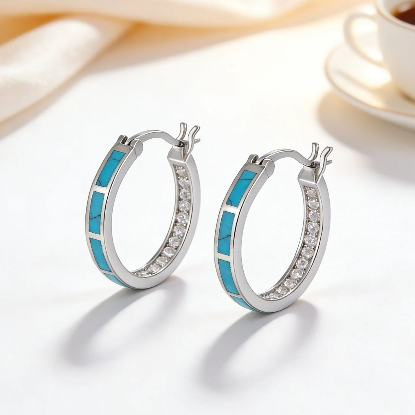 Hypoallergenic Turquoise & Zir - đánh giá và giá Turquoise Stone Ring