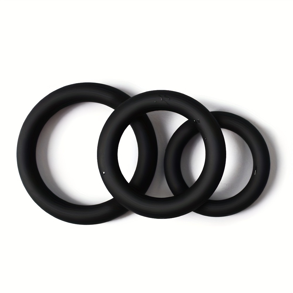 3PCS Silicone Penis Rings Set  - đánh giá và giá Couple Ring Set