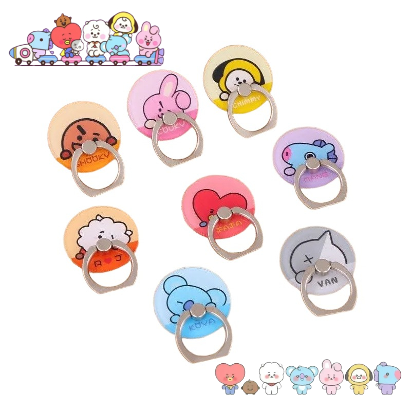 BT21 cartoon cute strong adhes - đánh giá và giá Couple Ring Set
