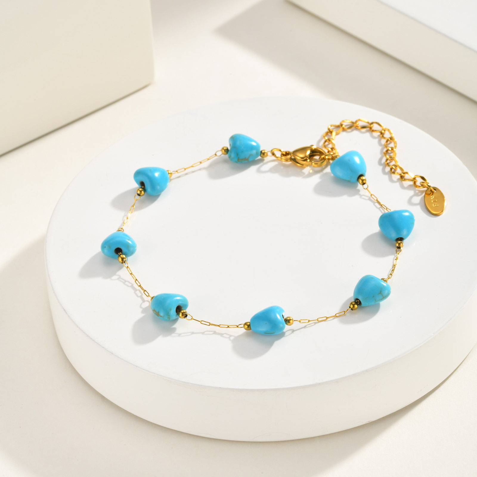 Turquoise Heart Anklet, Women' - đánh giá và giá Jc Jewelry & Watches