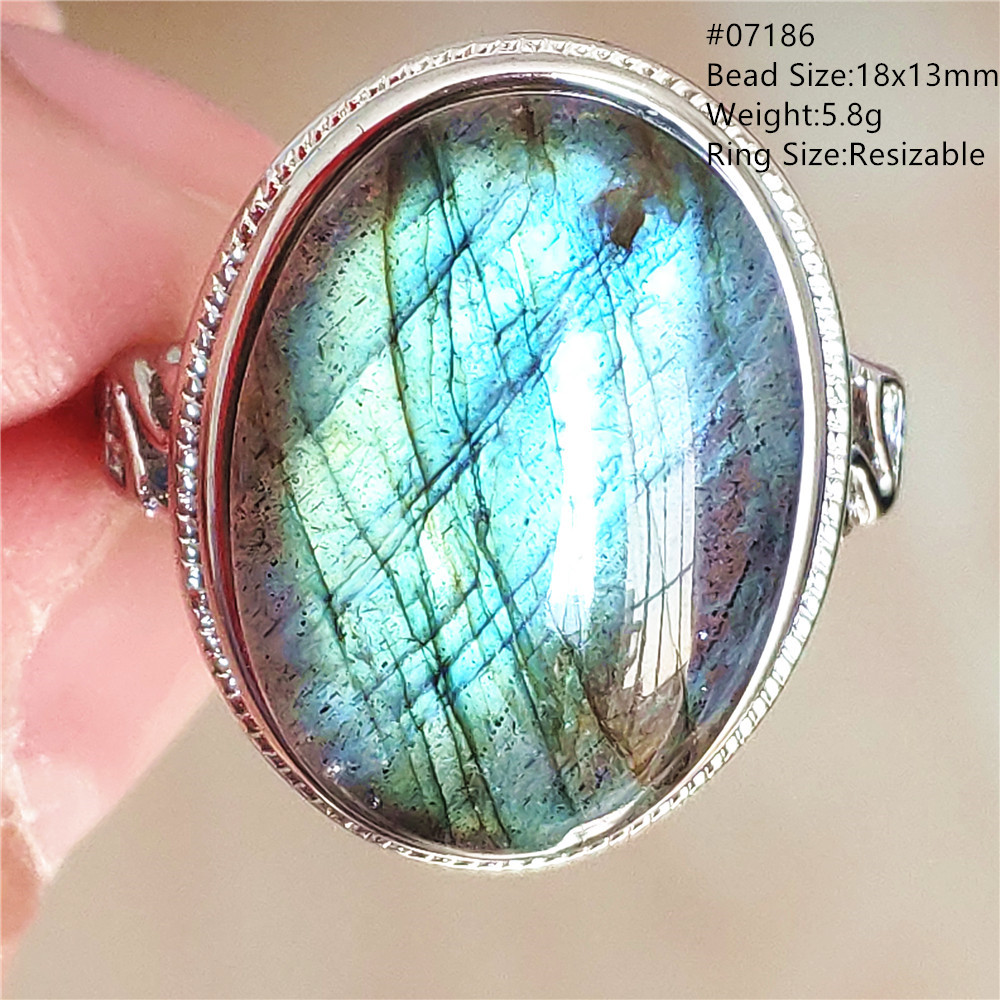 Natural Blue Light Labradorite - đánh giá và giá Turquoise Stone Ring