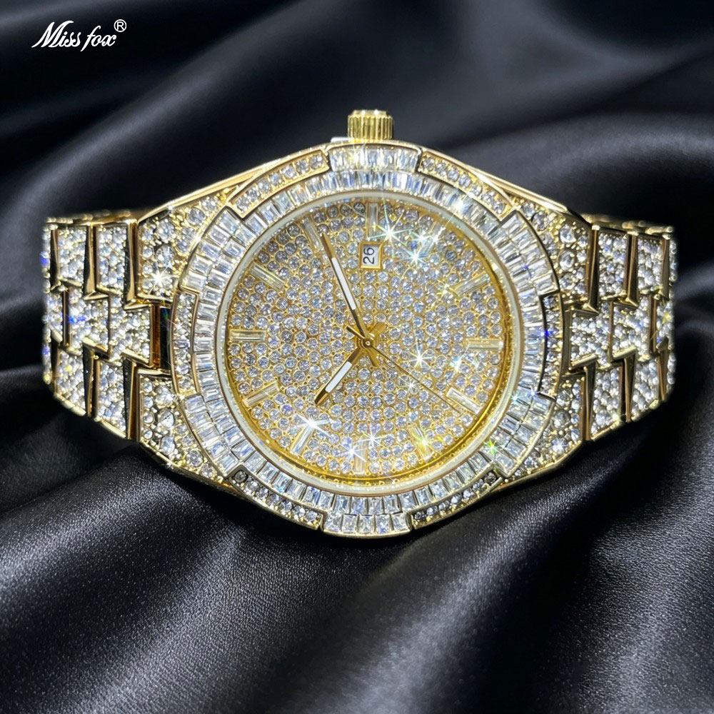 Hot Sell Gold Ice Watch For Me - đánh giá và giá Jewelry And Watches Luxury Brand