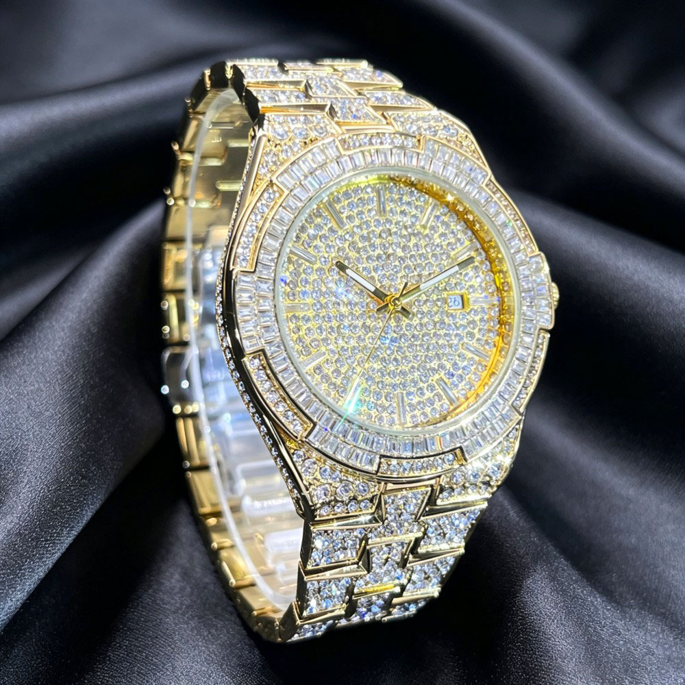 Hot Sell Gold Ice Watch For Me - đánh giá và giá Jewelry And Watches Luxury Brand