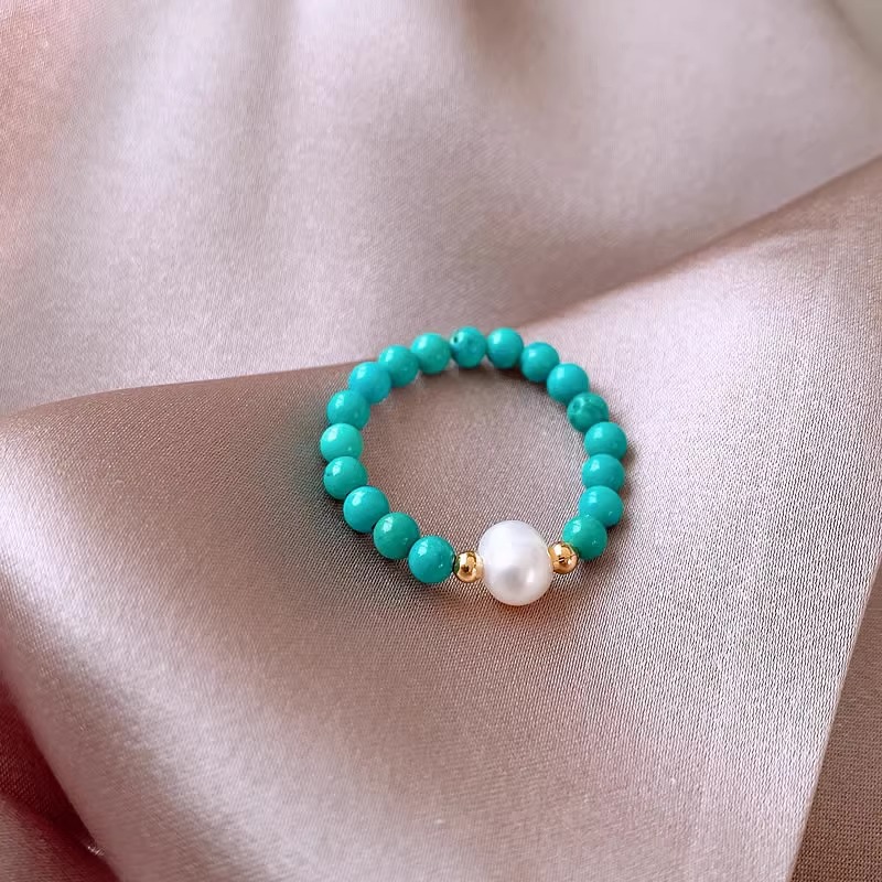 New Arrival Trendy Natural Fre - đánh giá và giá Turquoise Stone Ring
