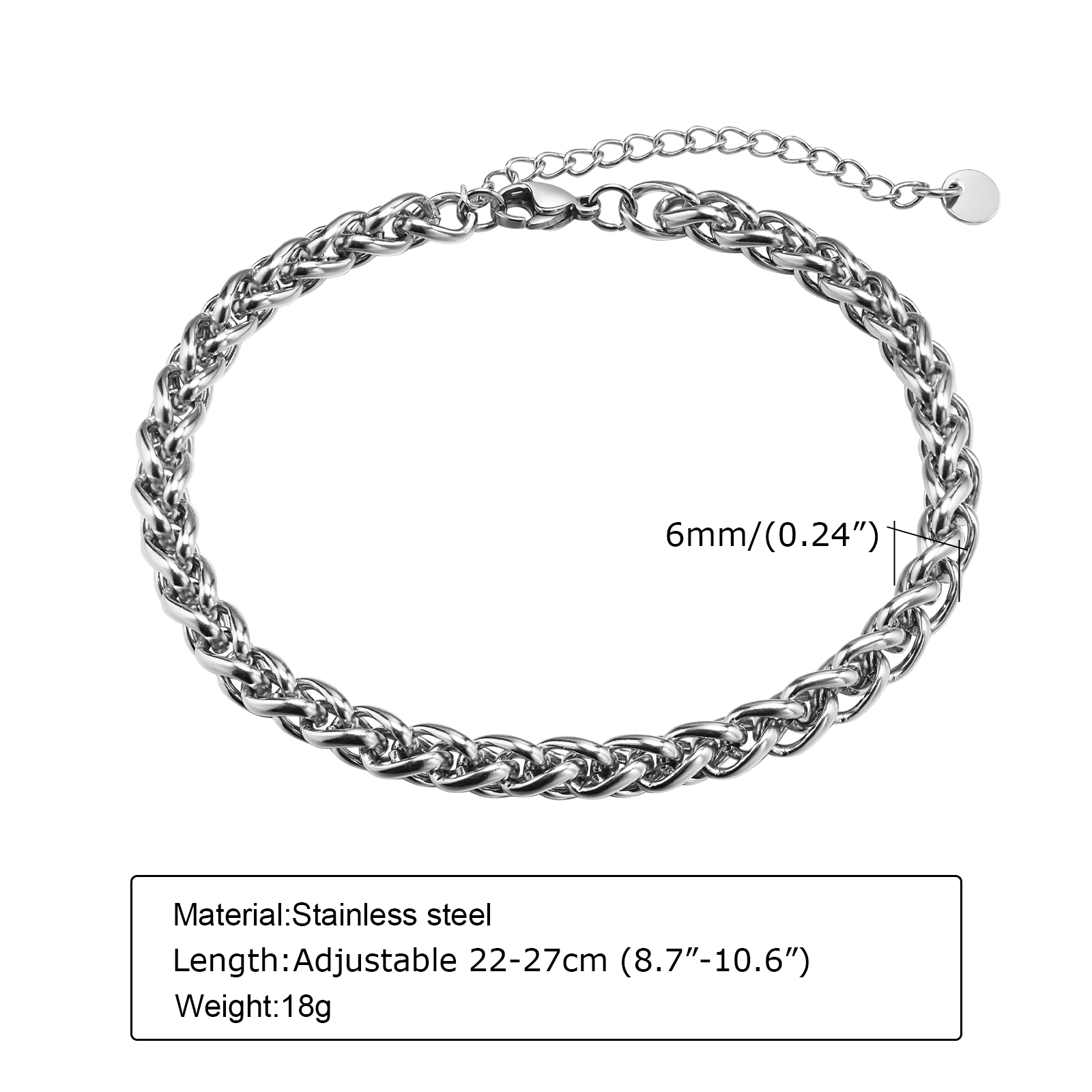 Vnox Cuban Chain Anklets for M - đánh giá và giá Jc Jewelry & Watches