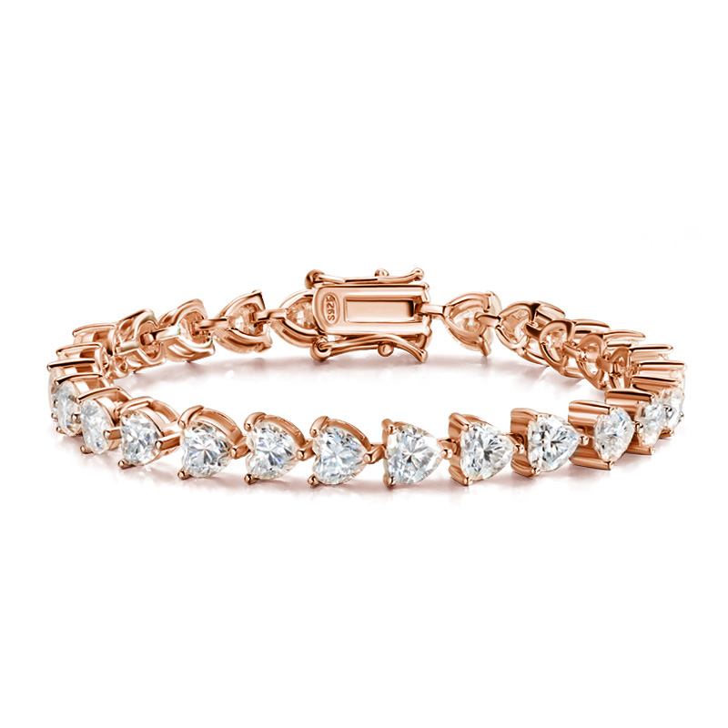 D‑Color VVS1 Heart‑Cut Moissan - đánh giá và giá Fine Jewelry Watches Women