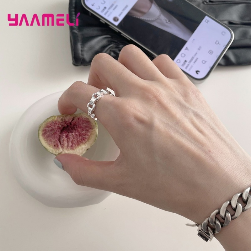 925 Silver  Watch Chain Rings  - đánh giá và giá Fine Jewelry Watches Women