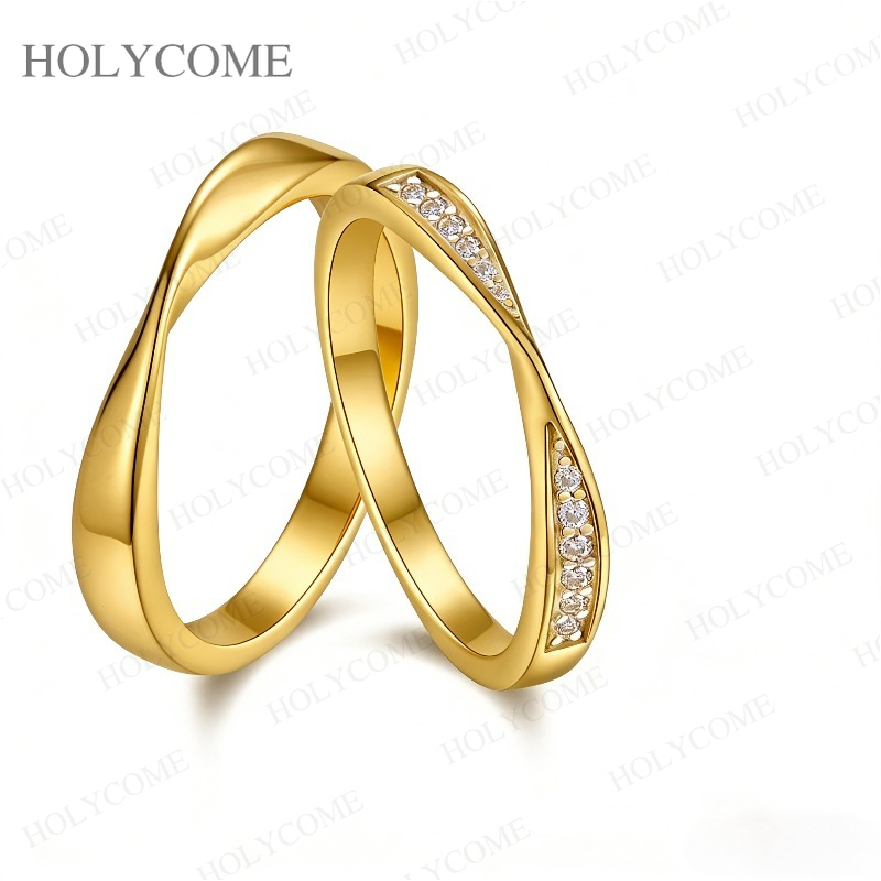 Moissanite Couple Rings 925 St - đánh giá và giá Couple Ring Set