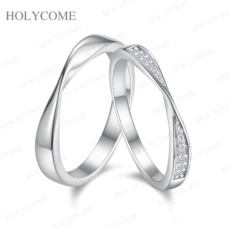 Moissanite Couple Rings 925 St - đánh giá và giá Couple Ring Set