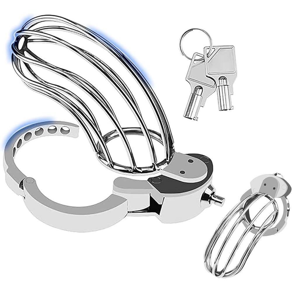 Push Lock Adjustable Chastity  - đánh giá và giá Couple Ring Set