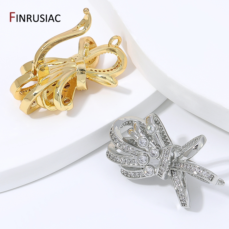 18K Gold Plated Brass Bow Shap - đánh giá và giá Pearl Necklace