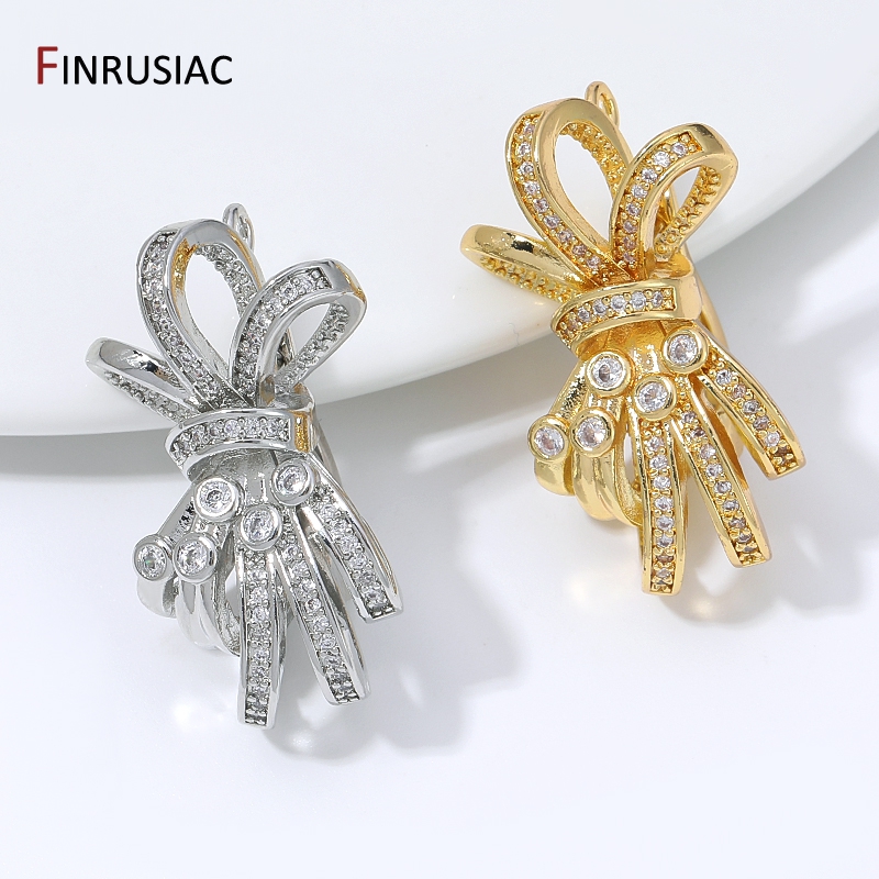 18K Gold Plated Brass Bow Shap - đánh giá và giá Pearl Necklace