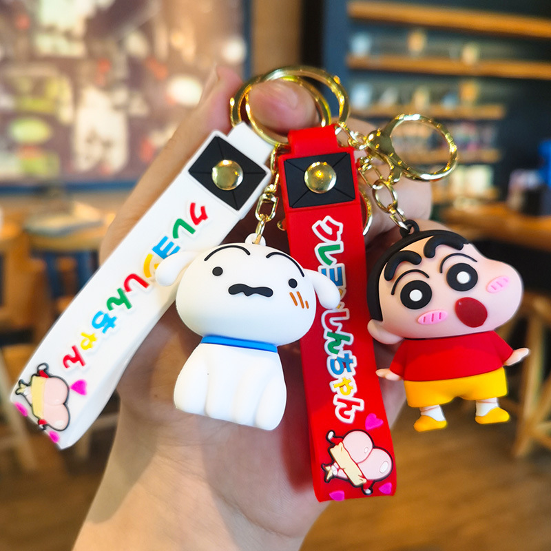 New cartoon cute wax Shin-chan - đánh giá và giá Couple Ring Set