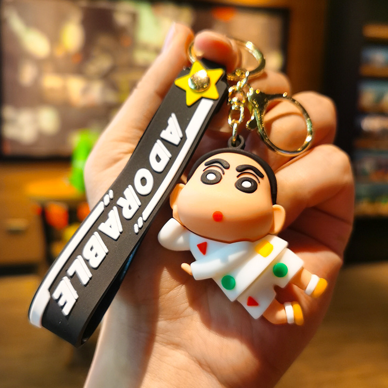 New cartoon cute wax Shin-chan - đánh giá và giá Couple Ring Set