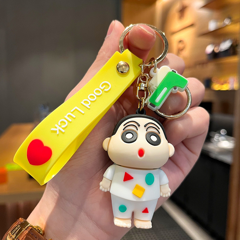 New cartoon cute wax Shin-chan - đánh giá và giá Couple Ring Set