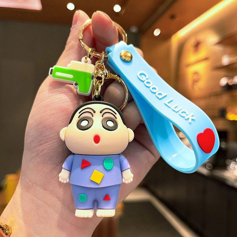 New cartoon cute wax Shin-chan - đánh giá và giá Couple Ring Set