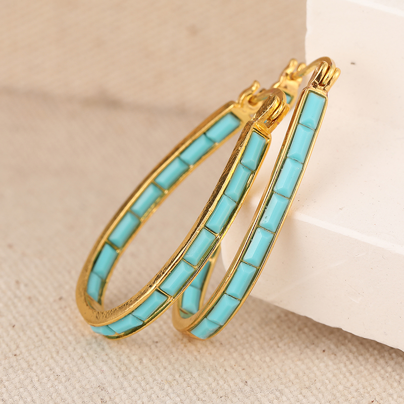 Vintage Simple Inlaid Syntheti - đánh giá và giá Turquoise Stone Ring