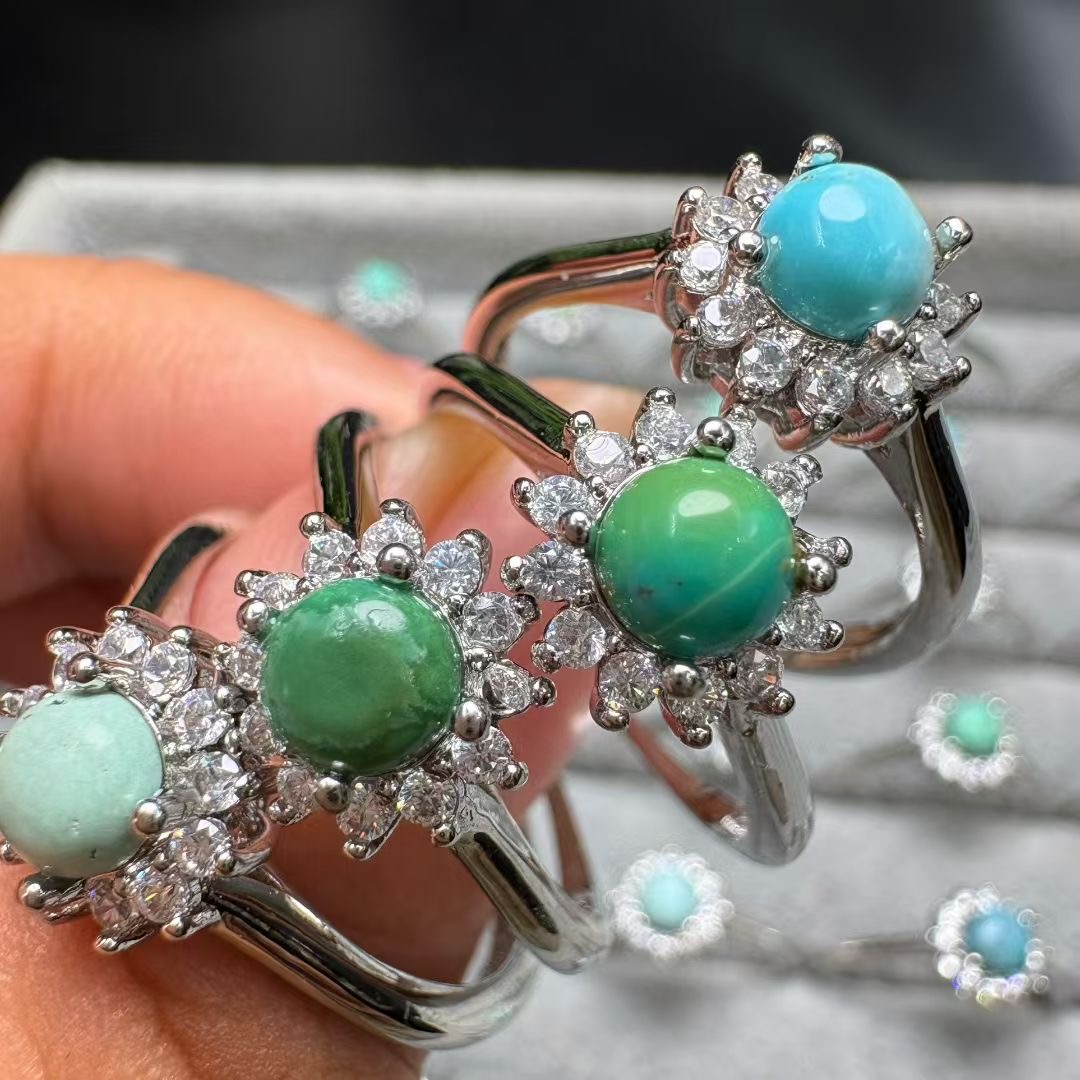 1Pc Fengbaowu Natural Turquois - đánh giá và giá Turquoise Stone Ring