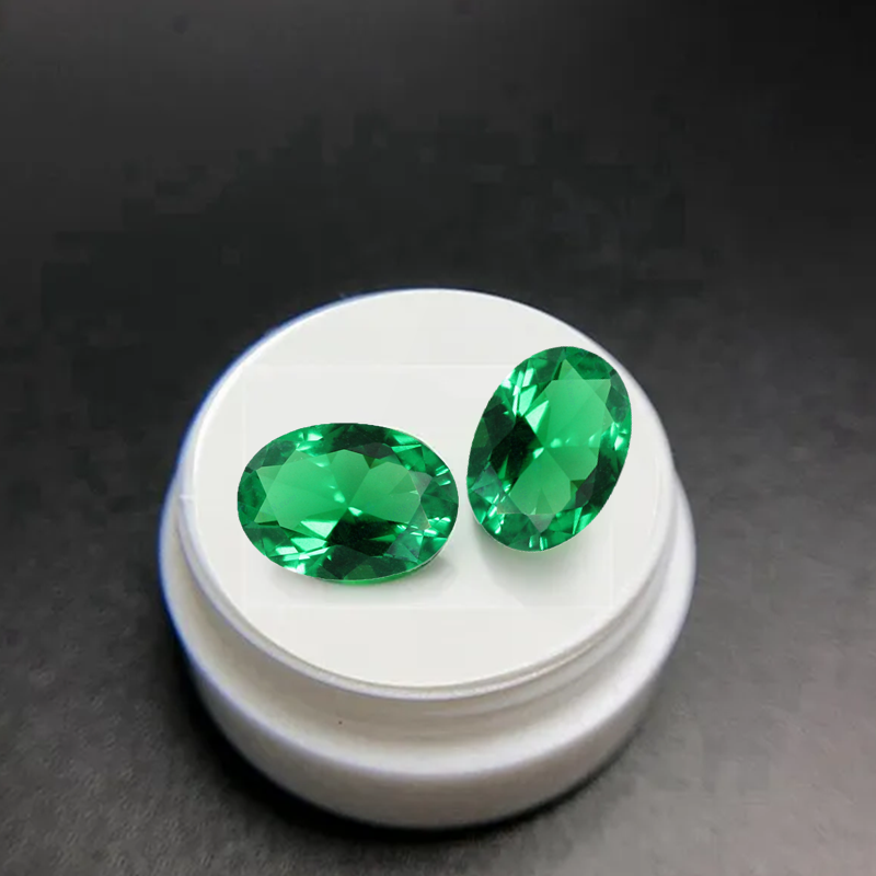 Pretty Emerald Green Oval Cut  - đánh giá và giá Turquoise Stone Ring
