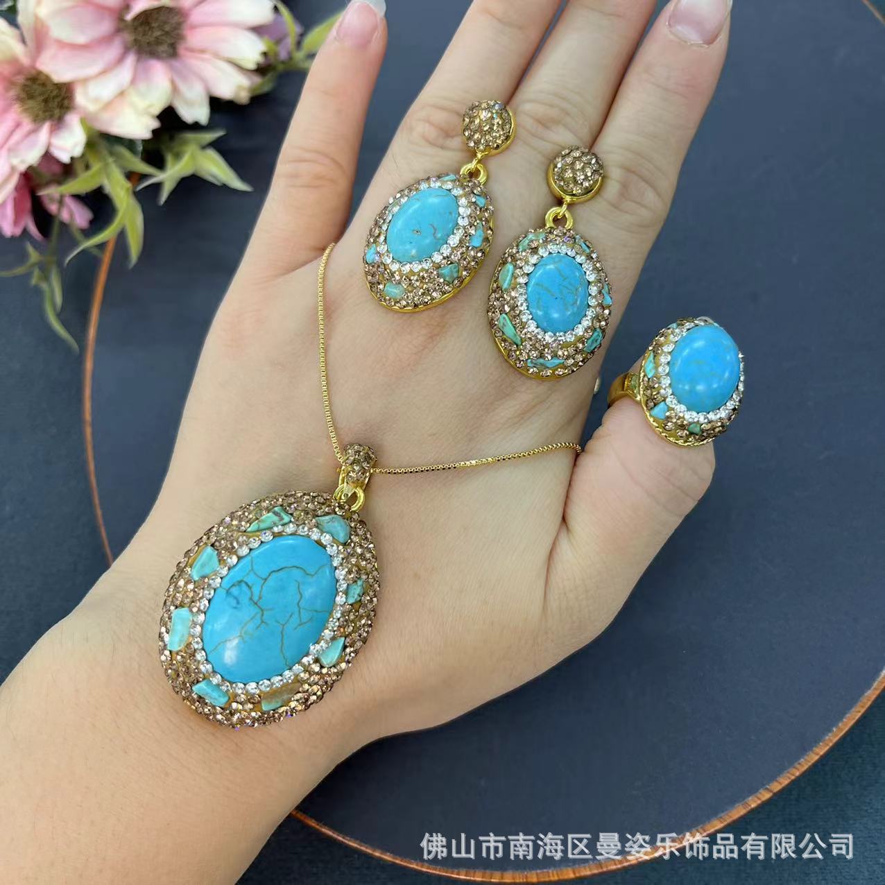 DIY accessories Turquoise seri - đánh giá và giá Turquoise Stone Ring